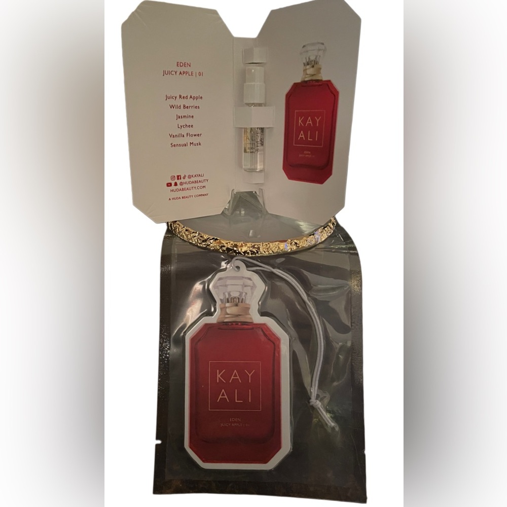 Kay Ali Eden Juicy Apple 01 (1.5M L Sample) Car Freshie Bundle